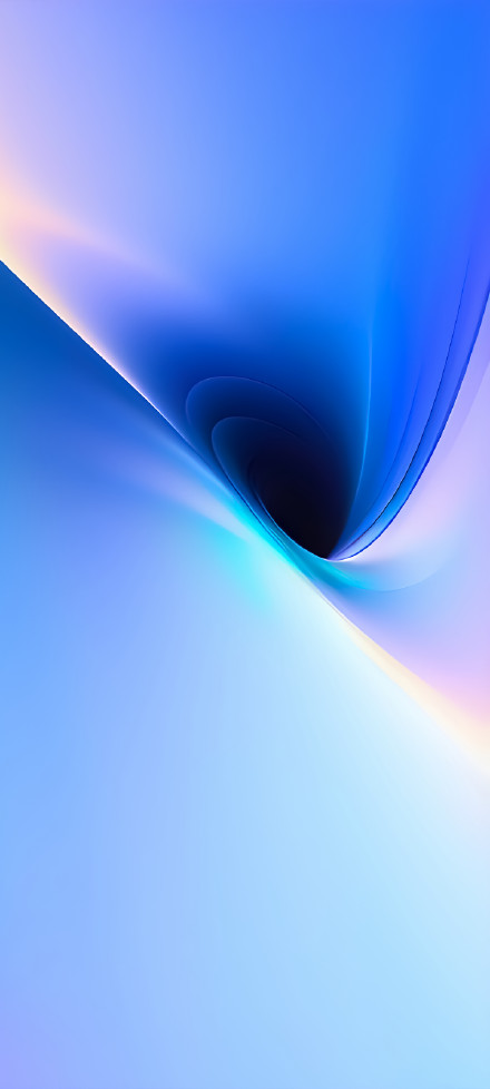 Abstract Blue Swirls Wallpaper
